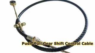 Cáp điều khiển chuyển số kéo đẩy có vách ngăn có ren & đầu thanh