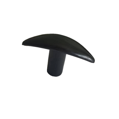 Đen Nylon nữ T tay cầm nút với đồng Threaded chèn