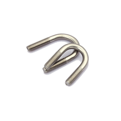 Đường dây cáp kết thúc phụ kiện ống kích thước kẽm bọc vòng u-bolt với hạt hex
