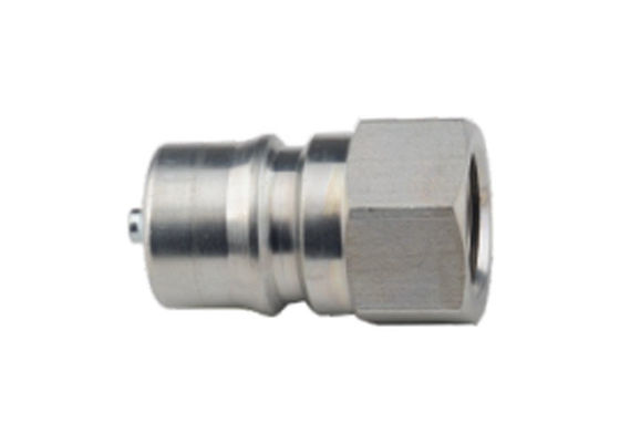 ISO7241B SS Mở Khép loại Hydraulic Quick Coupler BSP Thread
