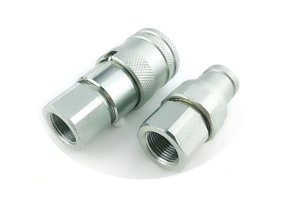 Thép không gỉ Máy kết nối nhanh áp suất cao mặt phẳng Máy kết nối nhanh thủy lực