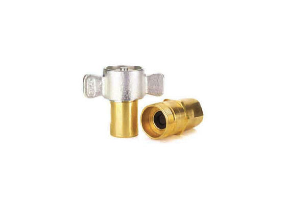 207 Bar Thread To Connect Valved Brass Quick Coupler (công cụ kết nối nhanh bằng đồng)