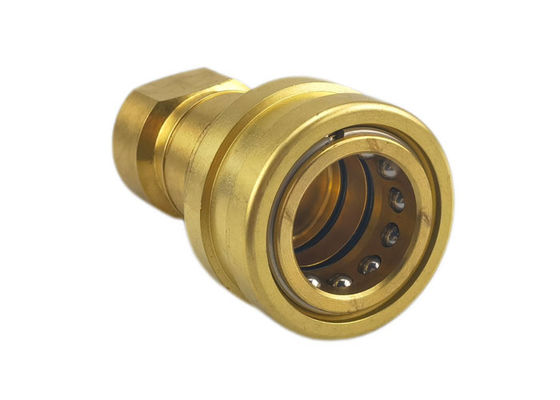 ISO7241B 0,75 Inch Hydraulic Brass Quick Coupler