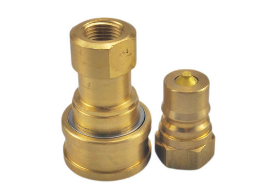 ISO7241B 0,75 Inch Hydraulic Brass Quick Coupler