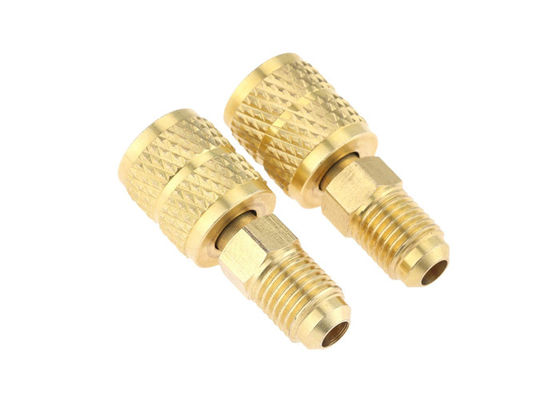 Máy làm lạnh cải tiến đồng nhanh kết nối bộ điều hợp 1/4 "chàng Flare 5/16" nữ