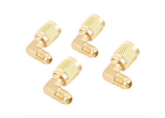 Máy làm lạnh cải tiến đồng nhanh kết nối bộ điều hợp 1/4 "chàng Flare 5/16" nữ