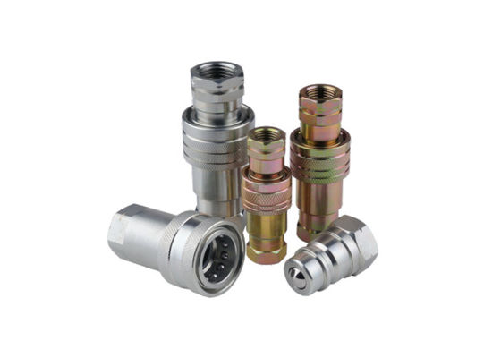 Van bi ISO5676 Loại khớp nối nhanh thủy lực Vật liệu thép carbon niêm phong NBR
