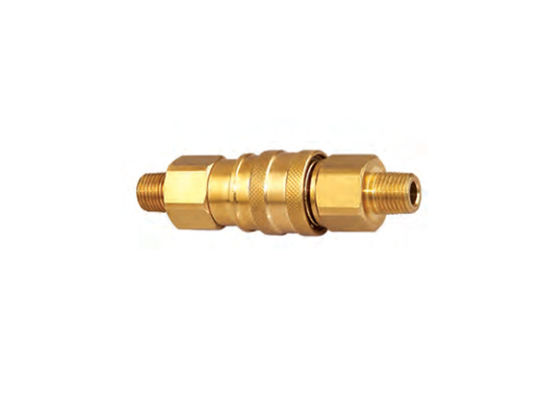Đồng Quick Coupler NPT Thread 1/4" 5/16" 3/8" 1/2" CNC Machining