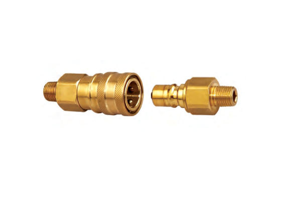 Máy kết nối nhanh bằng đồng vàng Kháng nhiệt độ -20°C-120°C