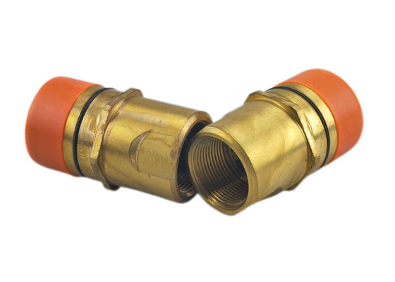 NBR Threaded Quick Connect, Đồng Hydraulic Quick Connect Cáp nối
