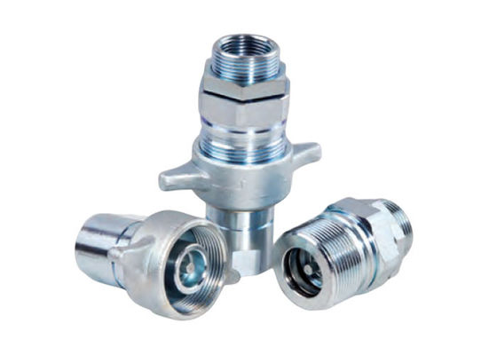 KZE-BC Thread Type Hydraulic Quick Coupling được sử dụng trên đường rác