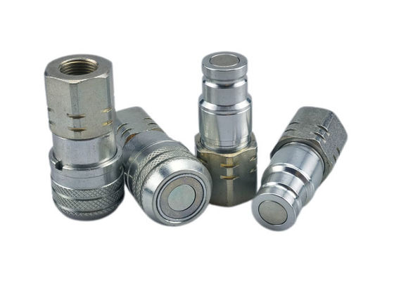 ISO 16028 Phụng cắm ống thủy lực mặt phẳng thép carbon