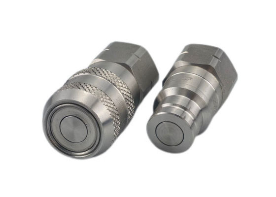 Thép không gỉ ISO 16028 3/8 '' Bộ ghép mặt phẳng