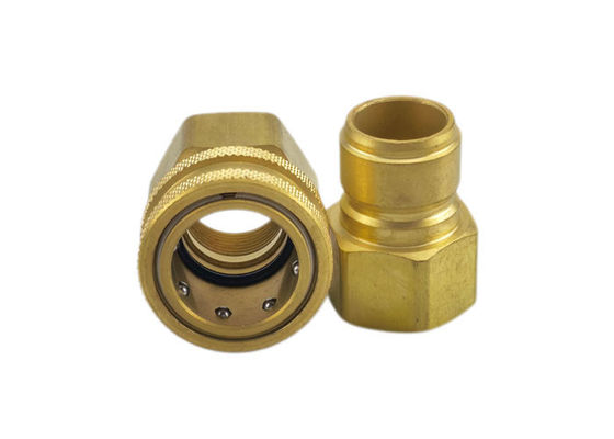 Khớp nối phát hành nhanh bằng đồng thau dòng không có giá trị 1700psi