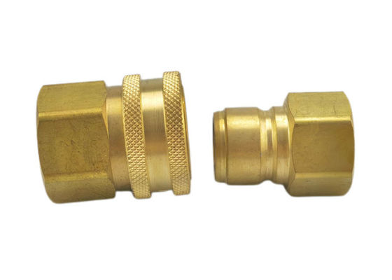 Khớp nối phát hành nhanh bằng đồng thau dòng không có giá trị 1700psi