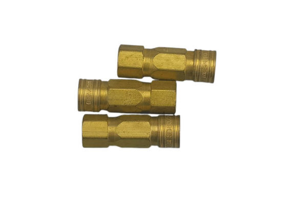 14 Bar Brass Garden Hose Quick Connect, One Way Off Coupling