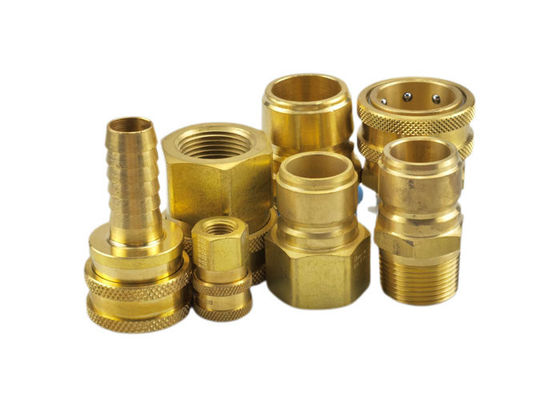 Màu vàng 1 Inch nữ thẳng qua máy ghép