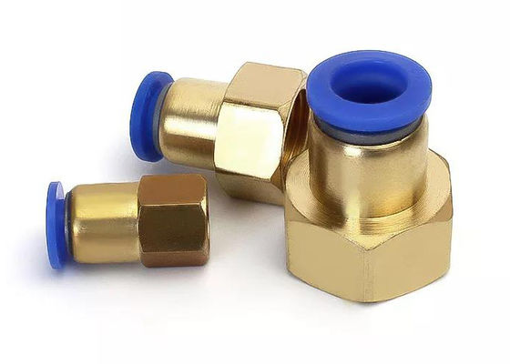 PCF Series Pneumatic Female Hose Connector Inner Thread Push In Fitting