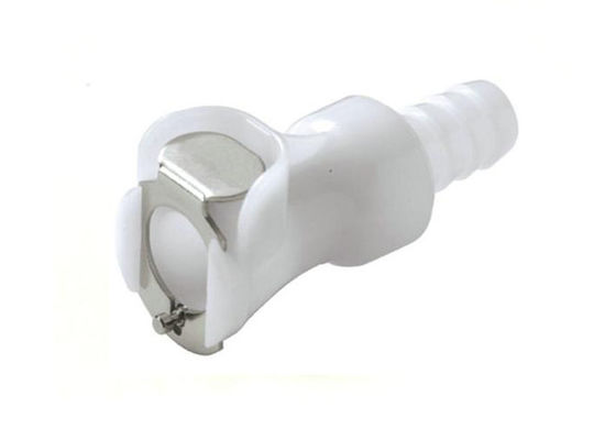Đầu nối nhanh khớp nối chất lỏng Acetal nam 1/4 "In Line Hose Barb