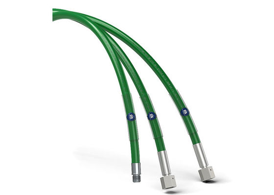 Dầu tinh chế 110Mpa ống ống áp suất cực cao màu xanh lá cây ID màu sắc 6.4MM
