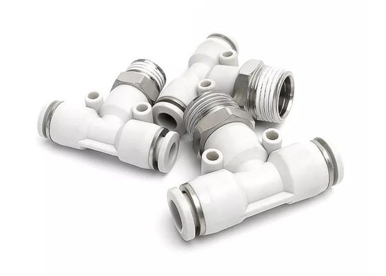 PB T hình dạng khí nén nhanh nối dây đai nam dương tính Tee Air Connector