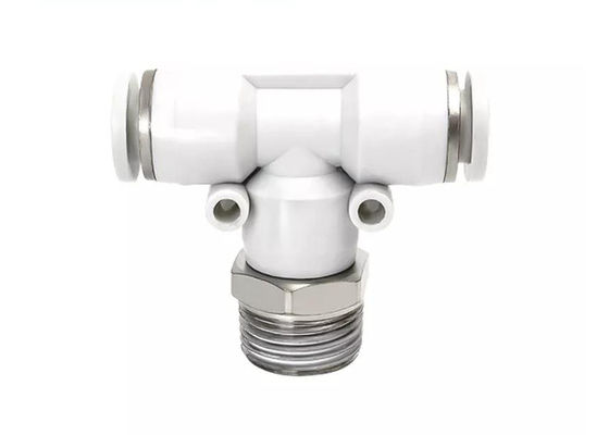 PB T hình dạng khí nén nhanh nối dây đai nam dương tính Tee Air Connector