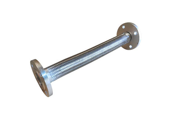 Ống dầu kiểu DN150 Kết nối mặt bích kim loại SS 304 ống thổi bện ống thép không gỉ linh hoạt