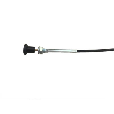 Bộ cáp với tay cầm tròn màu đen 940MM dài 76MM du lịch SS316 dây thừng đường ống đen