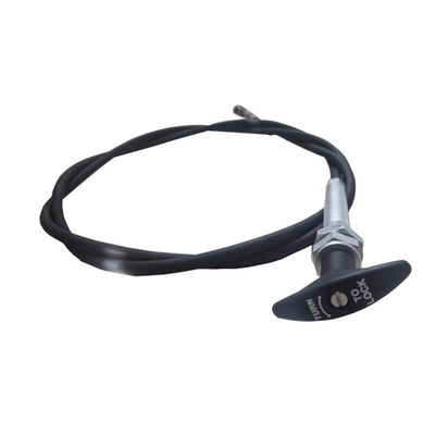 Bộ cáp điều khiển với tay cầm khóa xoắn dài 96 inch màu đen