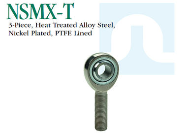 NSMX-T Series Heavy-Duty Rod Ends PTFE-Lined Bearing Steel