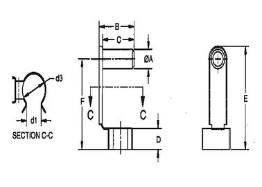 Công nghiệp Stainless Steel Clevis Pin TXLSP Series Clevis Pin Spring Clip