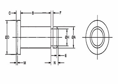 TXLP Series Đinh Clevis điều chỉnh, kết nối sản phẩm Đinh Clevis Metric