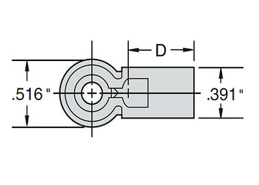 P Series Small Ball Joint, Hard Plastic Body Steel Ball Joint cho nông nghiệp