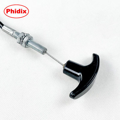 Không khóa dây cáp điều khiển cơ khí công nghiệp đẩy kéo đầu điều khiển động cơ tắt