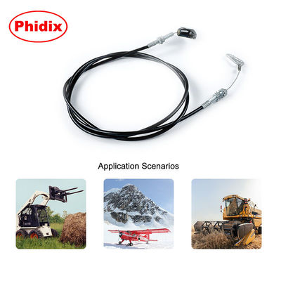 Không khóa dây cáp điều khiển cơ khí công nghiệp đẩy kéo đầu điều khiển động cơ tắt