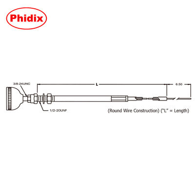Cáp điều khiển PTO Power Take Off Cáp PTO