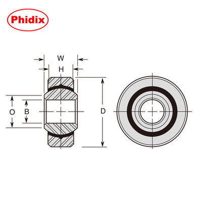 Xếp J / JM tự bôi trơn vòng bi. Nhiệt độ cực và chống ăn mòn cho công nghiệp nặng, xây dựng, nông nghiệp máy (OEM / MRO)