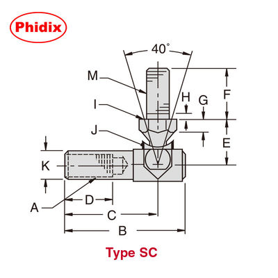 S/SS/SC Series Quick-Disconnect Ball Joints ◎ Thiết kế tay áo và kẹp với nguồn phun cho các hệ thống xử lý nông nghiệp và vật liệu ◎ Thép kẽm mạ với đinh xử lý nhiệt ◎