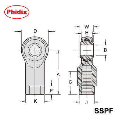 SSPM / SSPF Series Stainless Steel Rod Ends: Thiết kế tự bôi trơn, chống ăn mòn cho điều khiển chuyển động công nghiệp hạng nặng