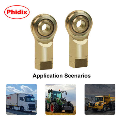 EM-M/EF-M Series Metal Rod Ends: Các khớp mét kim bằng kẽm với các tùy chọn PTFE & Kháng ăn mòn cho kiểm soát chuyển động công nghiệp