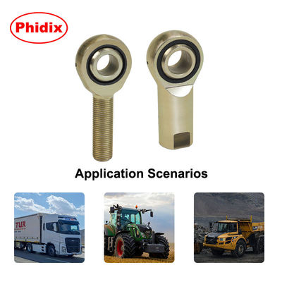 SPM/SPF Series Rod Ends ️ Self-Lubricating Nylon Raceway with Zinc & Dichromate Coating∙ Thiết kế chống ăn mòn, chống mòn, độ ẩm thấp cho các hệ thống di chuyển công nghiệp