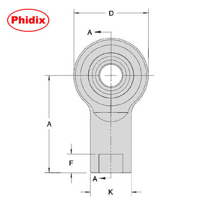 Các cuối thanh giảm rung thay đổi với lớp phủ dichromate kẽm cho các hệ thống chuyển động hạng nặng