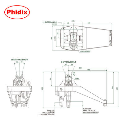 HGS 923 Máy chuyển số bằng tay Máy chuyển số theo chiều ngang công nghiệp