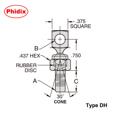 Các sản phẩm kết nối Rotary Swivel Joint Connector Type DC / DH Control Swivel