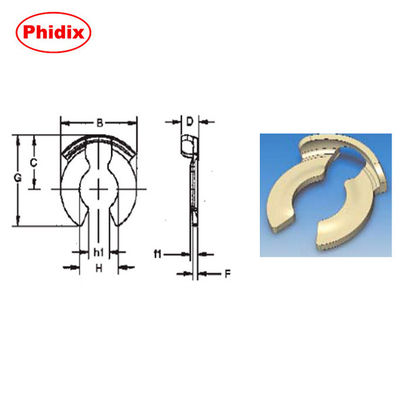 Kích thước khác nhau của khí xuân Carbon Steel Clevis