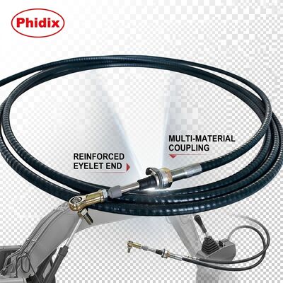 Bộ phận kỹ thuật tùy chỉnh Điều khiển cơ khí kéo Cung cấp bán kính uốn cong tối thiểu 15cm Hoàn hảo cho các hệ thống cơ khí phức tạp