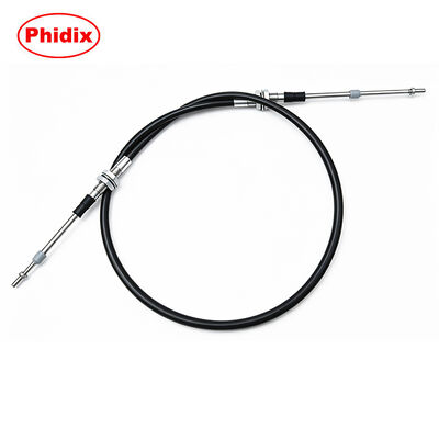 Push-Pull Control Cable Assembly With Threaded End Fittings