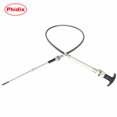 Cáp điều khiển xoay khóa đẩy kéo với khóa chính xác và điều khiển tuyến tính đẩy kéo hai chiều cho khả năng chống nhiệt độ khắc nghiệt