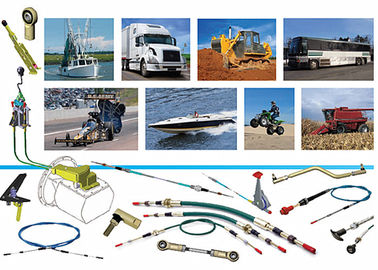 Tùy chỉnh các cáp điều khiển khác nhau Cáp điều khiển cơ học Cáp điều khiển đẩy kéo Cáp điều khiển vật liệu khác nhau Dễ dàng cài đặt dễ dàng