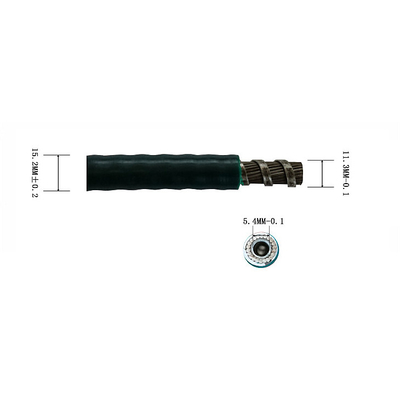 Sự lựa chọn khác nhau PE / PU / PVC Căn hộ linh hoạt Đẩy kéo cáp vỏ bên ngoài chống nhiệt độ cao và thấp